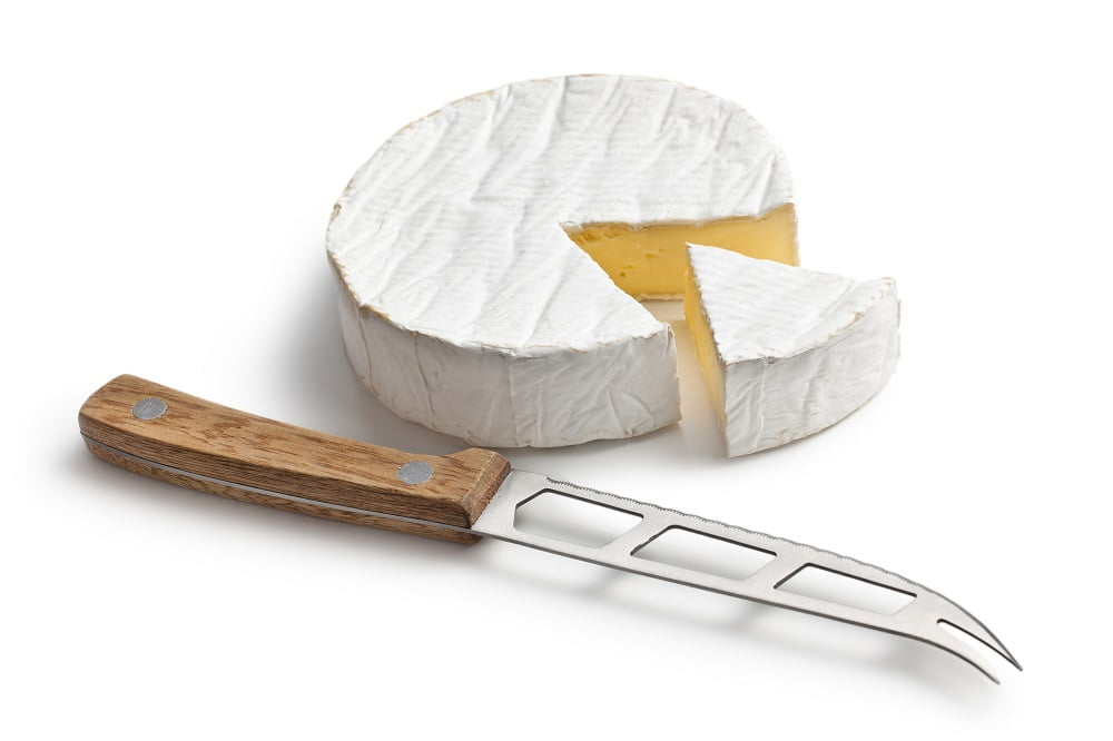 カマンベールチーズとナイフ